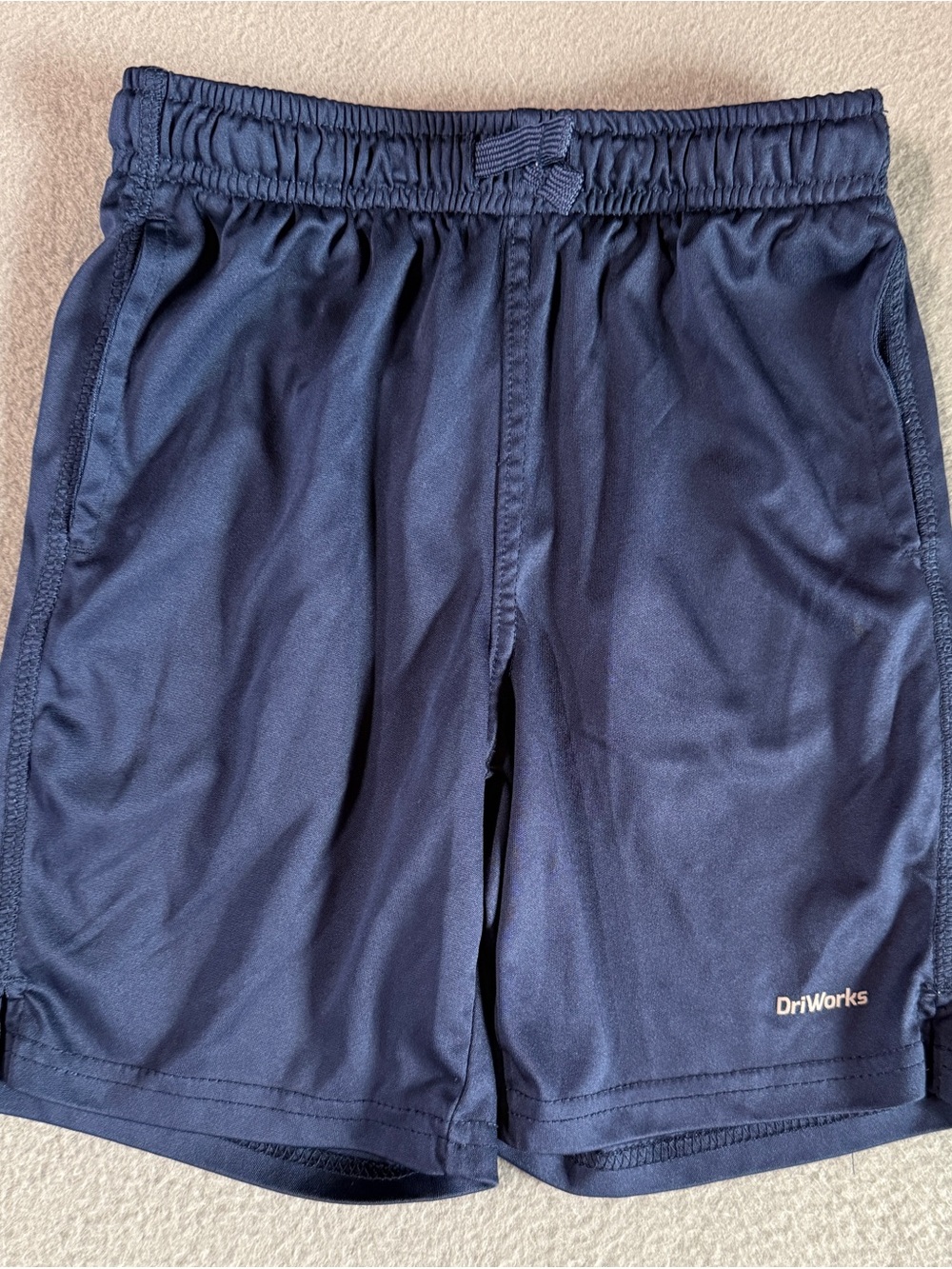 Athletic Works Navy DriWorks Boys' Athletic Shorts